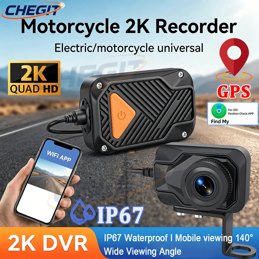 Motorcycle DVR 2K HD WiFi & AP - đánh giá và giá Mountain Biking App